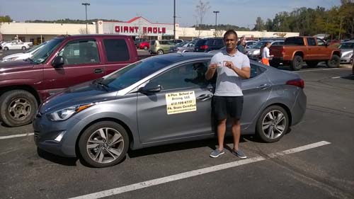 Rohan gets his license on the first try with a perfect score