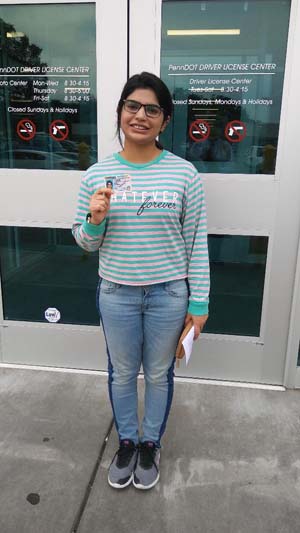 Khulood gets her license!