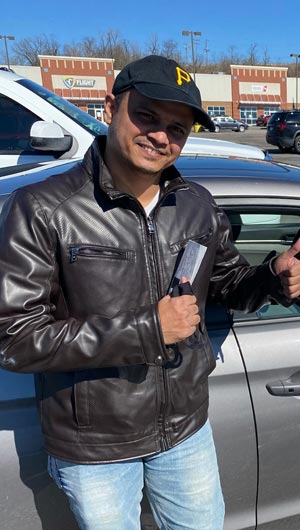 Sadiq gets his driver's license on his first try!